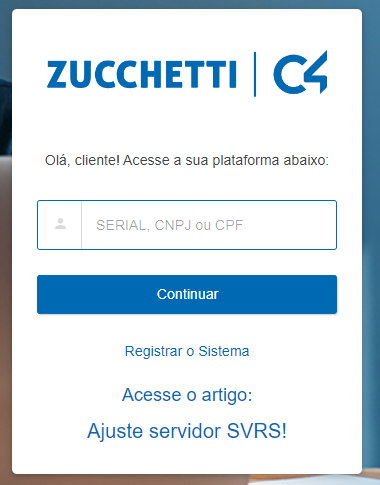 Painel do cliente