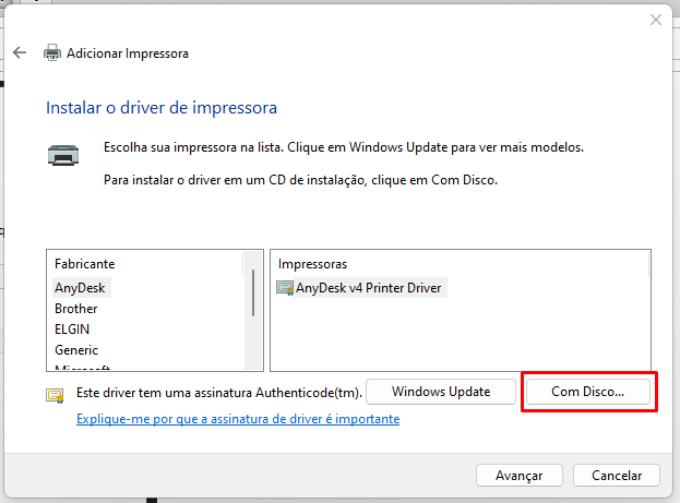 Botão Com Disco