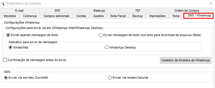 Aba SMS / WhatsApp