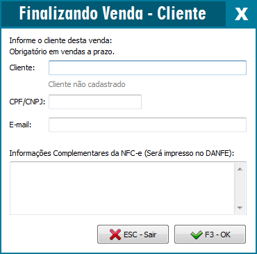 Forma de pagamento Prazo