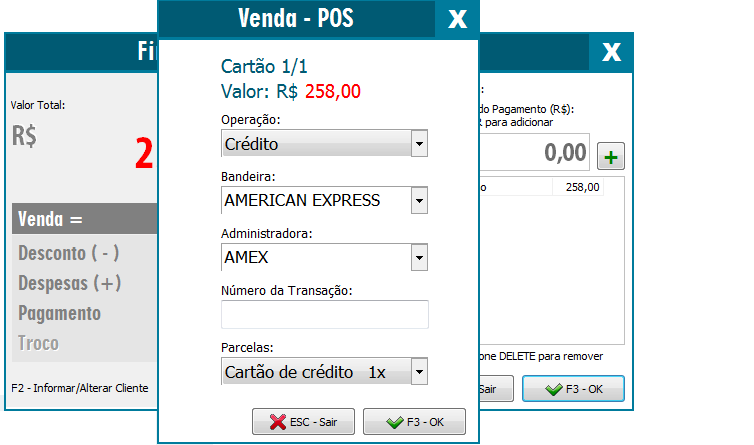 Finalizar cartão