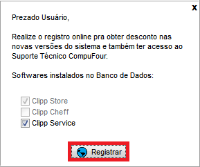 Registro do Clipp Service