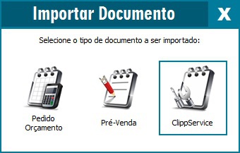 Importar OS na NFC-e