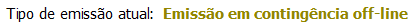 Contingência ativada