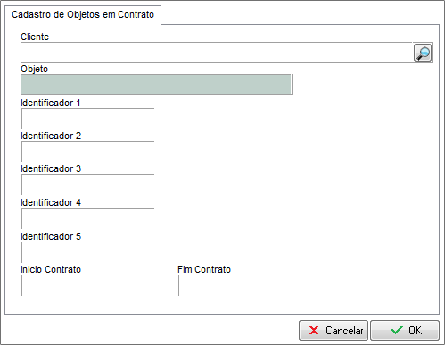 Objeto em Contrato