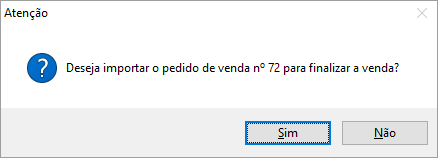 Confirmação da importação do DAV