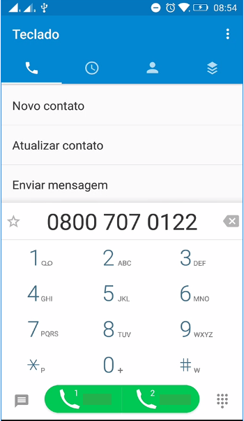 Discar para o cliente