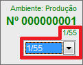 Ambiente, Número e Série/Modelo da nota