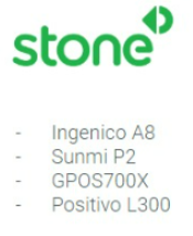 Modelos Stone compativeis