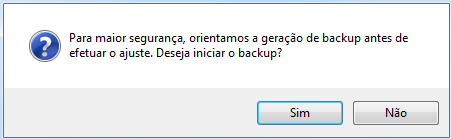 Aviso de backup