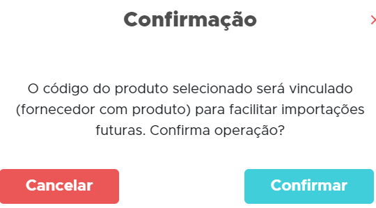 Confirmação da parametrização