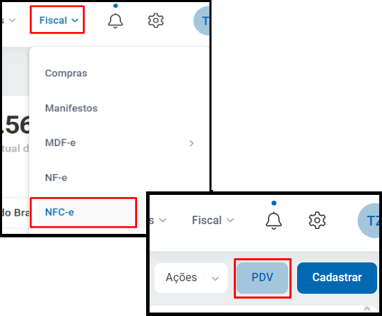 Acesso ao PDV
