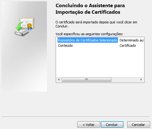 Assistente de instalação - passo 3