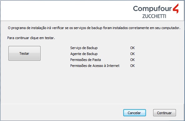Variáveis do Verificador do BRBackup