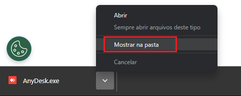 Mostrar na pasta