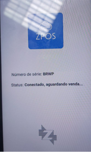 Número de série no app ZPOS