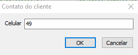Informar número para envio da NFC-e