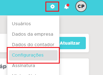 Configurações do Clipp360