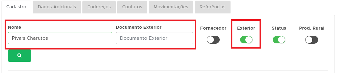 Cliente exterior