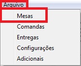 Menu Mesas no CheffMEI
