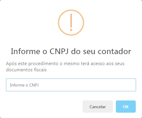 Cadastro do contador