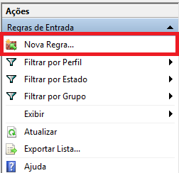 Botao Nova Regra