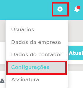 Configurações do Clipp360
