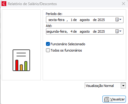 Relatório de Totalização de Salário e Descontos Totalização de Salário e Descontos