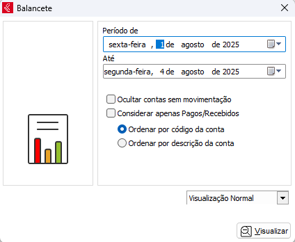 Relatório Balancete - Por Período Balancete Por Período