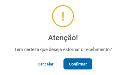 Conta voltando ao status pendente após o estorno Conta pendente após estorno