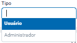 Definição do tipo Administrador para o usuário Tipo Administrador