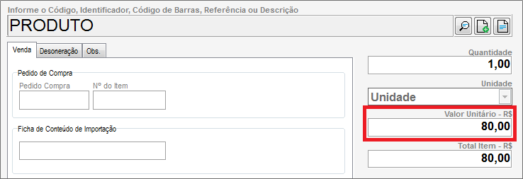 Preço de atacado aplicado na Nota de Venda Atacado aplicado na nota